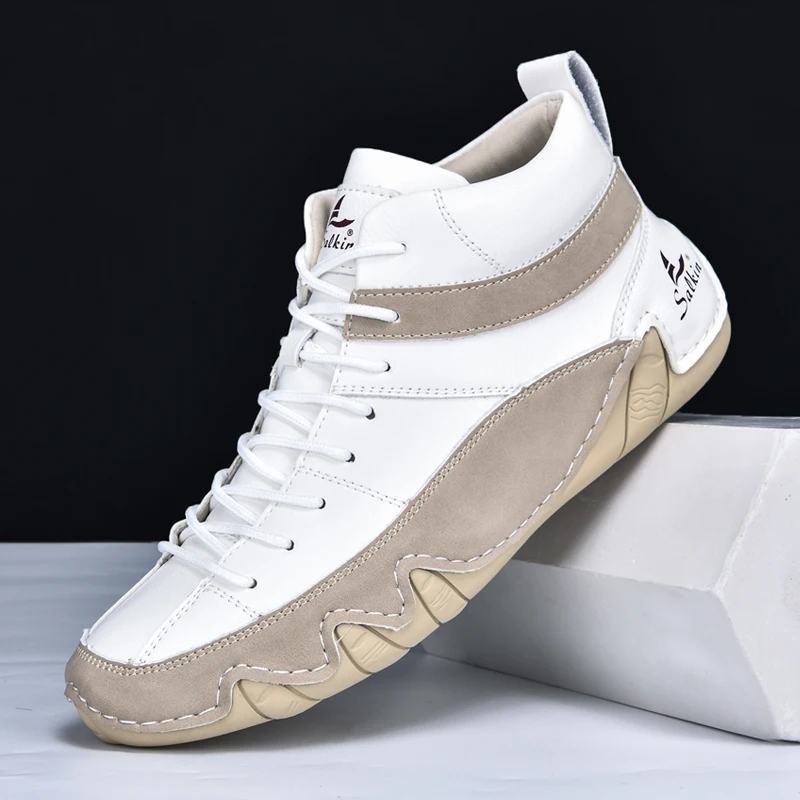 Handmade leather men boots breathable sports shoes outdoor casual shoes men flat boots large size fashion driving new style 2024
Handmade leather men boots breathable sports shoes outdoor casual shoes men flat boots large size fashion driving new style 2024