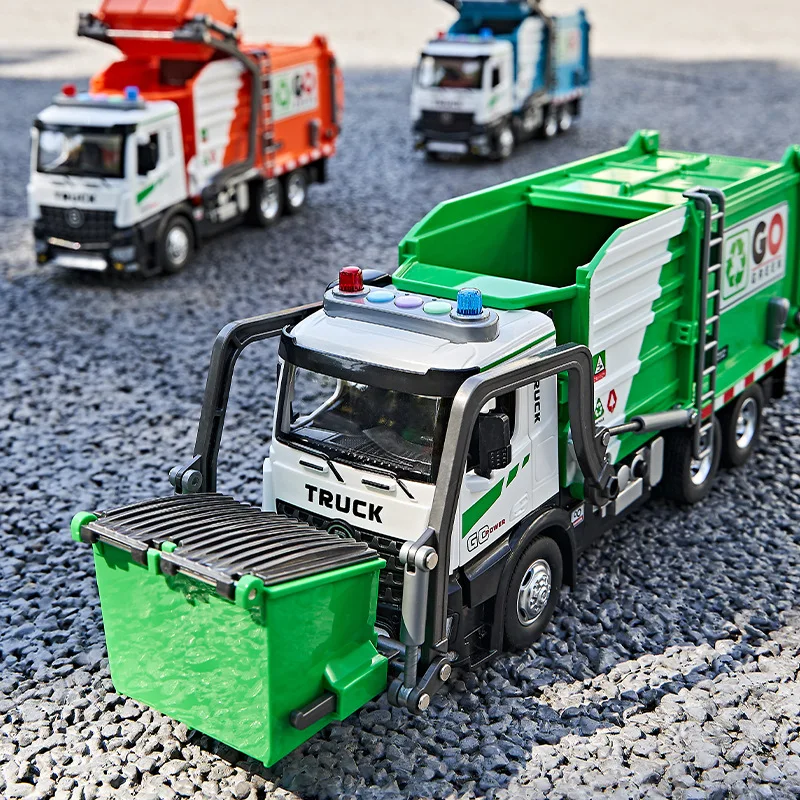 1:18 Electric Sanitation Garbage Truck Toy Cars Model Alloy Water Tanker Diecast Light Sound Vehicle Educational Toys
1:18 Electric Sanitation Garbage Truck Toy Cars Model Alloy Water Tanker Diecast Light Sound Vehicle Educational Toys