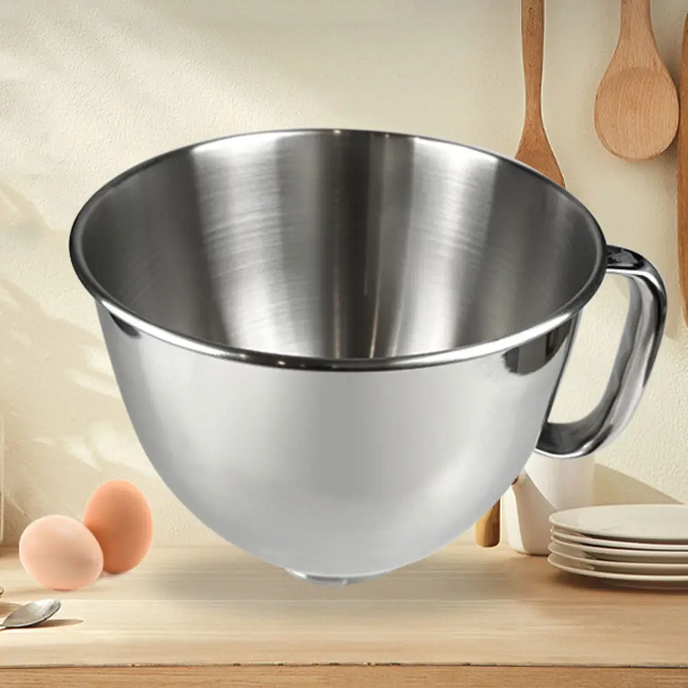 Stainless Steel Mixer Bowl Replacement Flat Bottom Comfort Handle Dishwasher Safe for Stand Mixer Baking Mixing Kitchen
Stainless Steel Mixer Bowl Replacement Flat Bottom Comfort Handle Dishwasher Safe for Stand Mixer Baking Mixing Kitchen