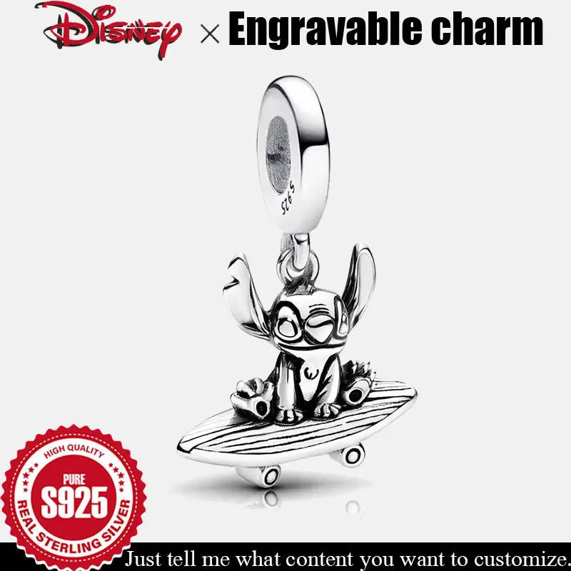Customizable engraved pendant 925 Sterling Silver Dangle Charm Stitch play skateboard Bead Original DIY Bracelet Fine Jewellery
Customizable engraved pendant 925 Sterling Silver Dangle Charm Stitch play skateboard Bead Original DIY Bracelet Fine Jewellery