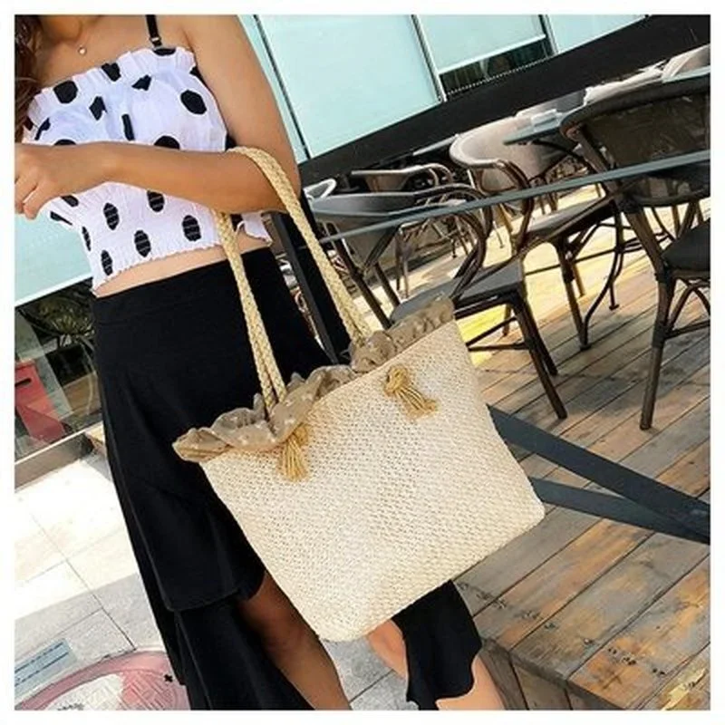 2022 New Grass Woven Women's Bag Single Shoulder Handheld Korean Version Women's Bag Fresh and Sweet
2022 New Grass Woven Women's Bag Single Shoulder Handheld Korean Version Women's Bag Fresh and Sweet