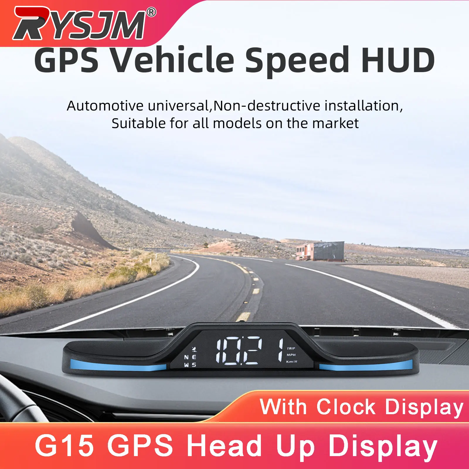 Автомобильный GPS-дисплей G15: цифровой спидометр, измеритель превышения скорости, индикатор усталости водителя с сигнализацией, часы, электронный прибор для авто
Автомобильный GPS-дисплей G15: цифровой спидометр, измеритель превышения скорости, индикатор усталости водителя с сигнализацией, часы, электронный прибор для авто