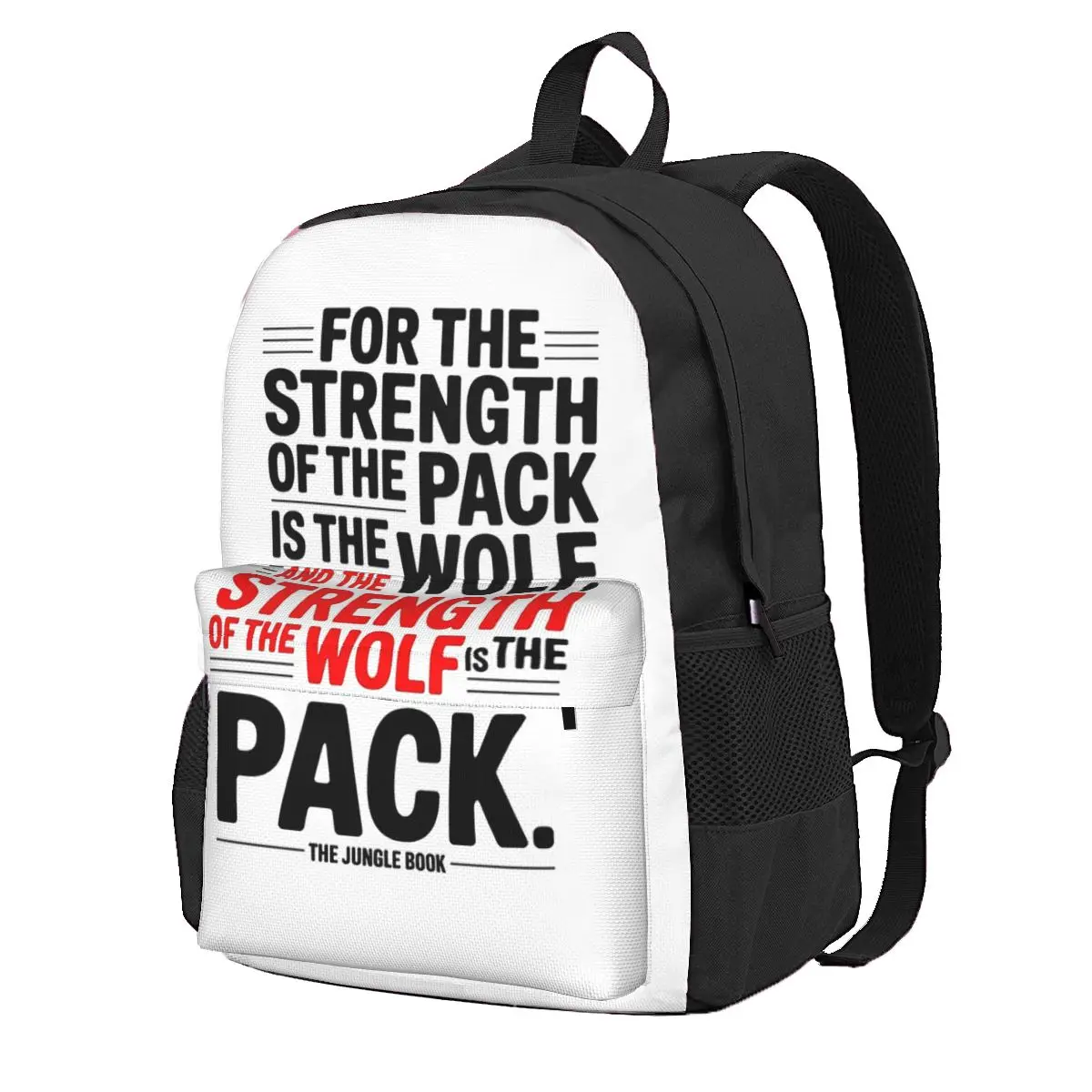 Jungle Book Strength Of The Pack Kipling Backpack School Bag Hiking Travel Daypack for Men Women Fashion Bookbag Shoulder Bags
Jungle Book Strength Of The Pack Kipling Backpack School Bag Hiking Travel Daypack for Men Women Fashion Bookbag Shoulder Bags