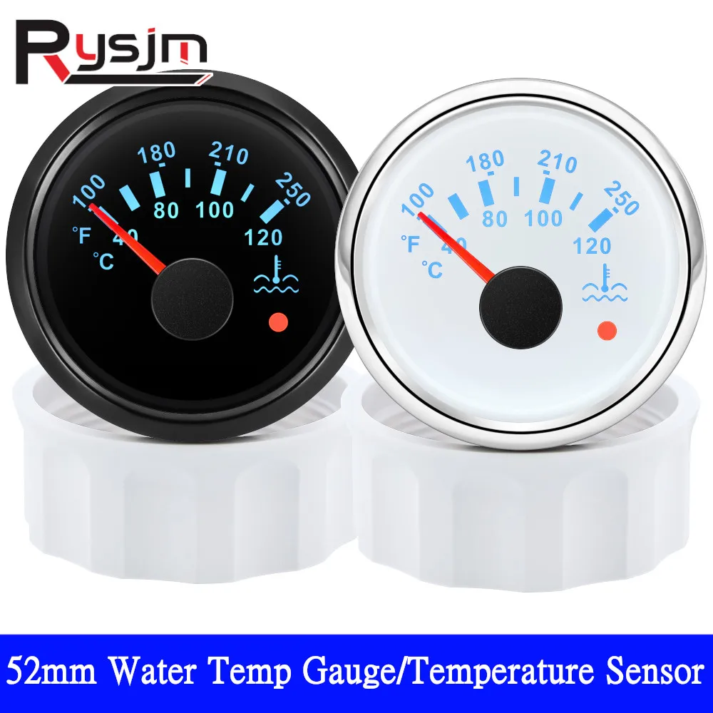 7 Colors Backlight 40~120℃ 100-250℉ Water Temperature Gauge Temp Sensor Waterproof 52MM Water Temp Meter For Car Boat Customized
7 Colors Backlight 40~120℃ 100-250℉ Water Temperature Gauge Temp Sensor Waterproof 52MM Water Temp Meter For Car Boat Customized