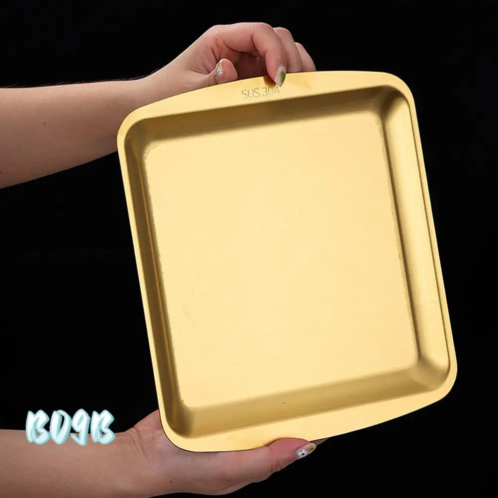 Dinner Plate 304 Stainless Steel Rectangular Plate Korean Barbecue Plate, Sushi Plate, Dessert Tray Storage Tray-B09B
Dinner Plate 304 Stainless Steel Rectangular Plate Korean Barbecue Plate, Sushi Plate, Dessert Tray Storage Tray-B09B