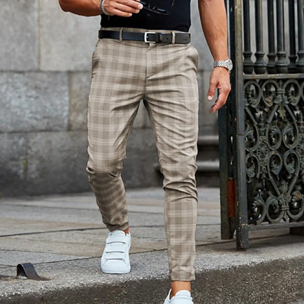 Checkered Pattern Fashion Men Trousers Plaid Loose Autumn Winter Vintage Men's Pants Business Casual Straight Leg Slim Pants
Checkered Pattern Fashion Men Trousers Plaid Loose Autumn Winter Vintage Men's Pants Business Casual Straight Leg Slim Pants