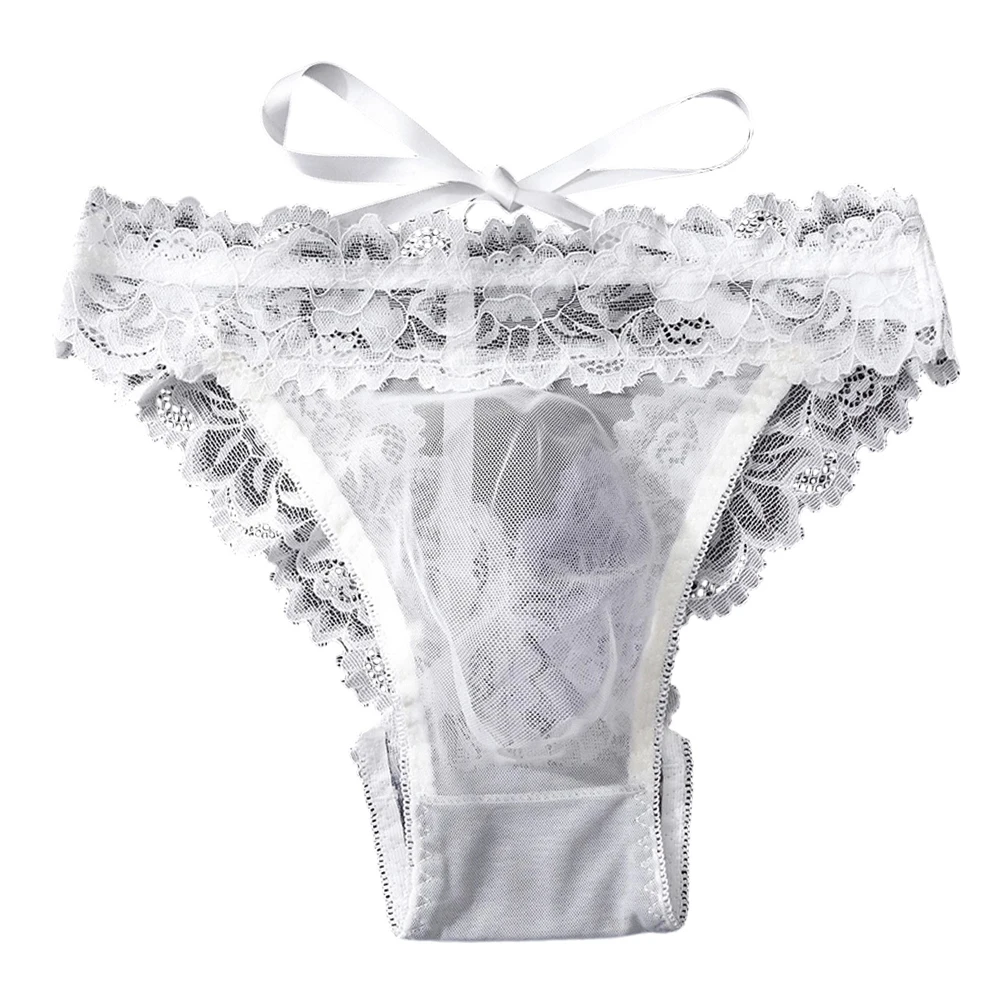 Men Bow Mesh Lace Hollow Out Briefs Underwear Underwear For Man Gay Sissy 3D Bulge Pouch Lingerie Ultra Hot See Through Panties
Men Bow Mesh Lace Hollow Out Briefs Underwear Underwear For Man Gay Sissy 3D Bulge Pouch Lingerie Ultra Hot See Through Panties