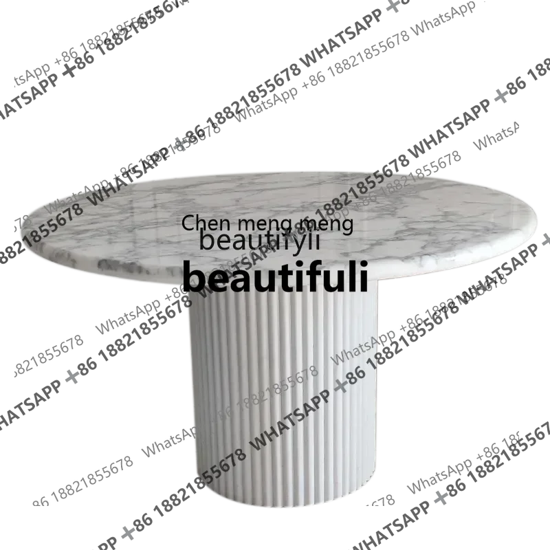 X 6-местный круглый стол из натурального мрамора, обеденный стол, современная круглая столовая, римская колонна, ножки стола ArabescatoQ
X 6-местный круглый стол из натурального мрамора, обеденный стол, современная круглая столовая, римская колонна, ножки стола ArabescatoQ