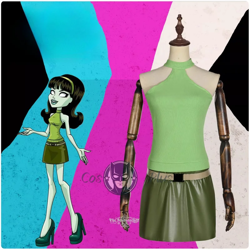 Аниме Scarah Screams Косплей Костюм Scream Squad Зеленый жилет кожаная юбка Униформа Хэллоуин Карнавальная вечеринка Женская одежда Новый
Аниме Scarah Screams Косплей Костюм Scream Squad Зеленый жилет кожаная юбка Униформа Хэллоуин Карнавальная вечеринка Женская одежда Новый