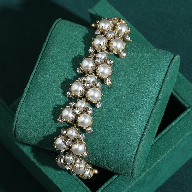Gold Color Vintage Pearl Bracelet Layered Beads Jewelry Making Natural Stone Women Birthday Antique New Trend Luxury Accessories
Gold Color Vintage Pearl Bracelet Layered Beads Jewelry Making Natural Stone Women Birthday Antique New Trend Luxury Accessories