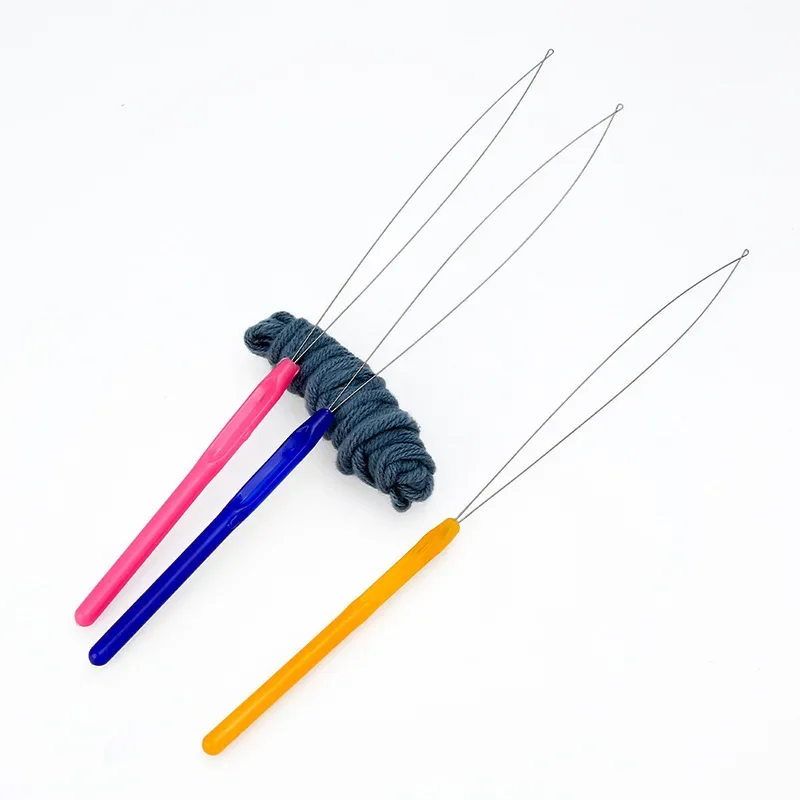 Threader Tool Plastic Handle Pulling Needle Used With Hair Plier Beads Micro Rings Loop Human Hair Feather Extension Accessories
Threader Tool Plastic Handle Pulling Needle Used With Hair Plier Beads Micro Rings Loop Human Hair Feather Extension Accessories
