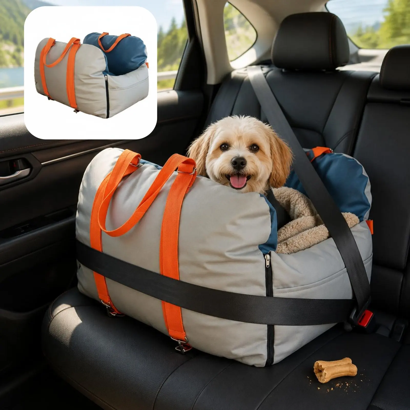 Feline Car Seat Carrier Waterproof Enclosed Pet Travel Carrier Soft Sided Dog Car Seat Multiple Entrances Fold Flat
Feline Car Seat Carrier Waterproof Enclosed Pet Travel Carrier Soft Sided Dog Car Seat Multiple Entrances Fold Flat