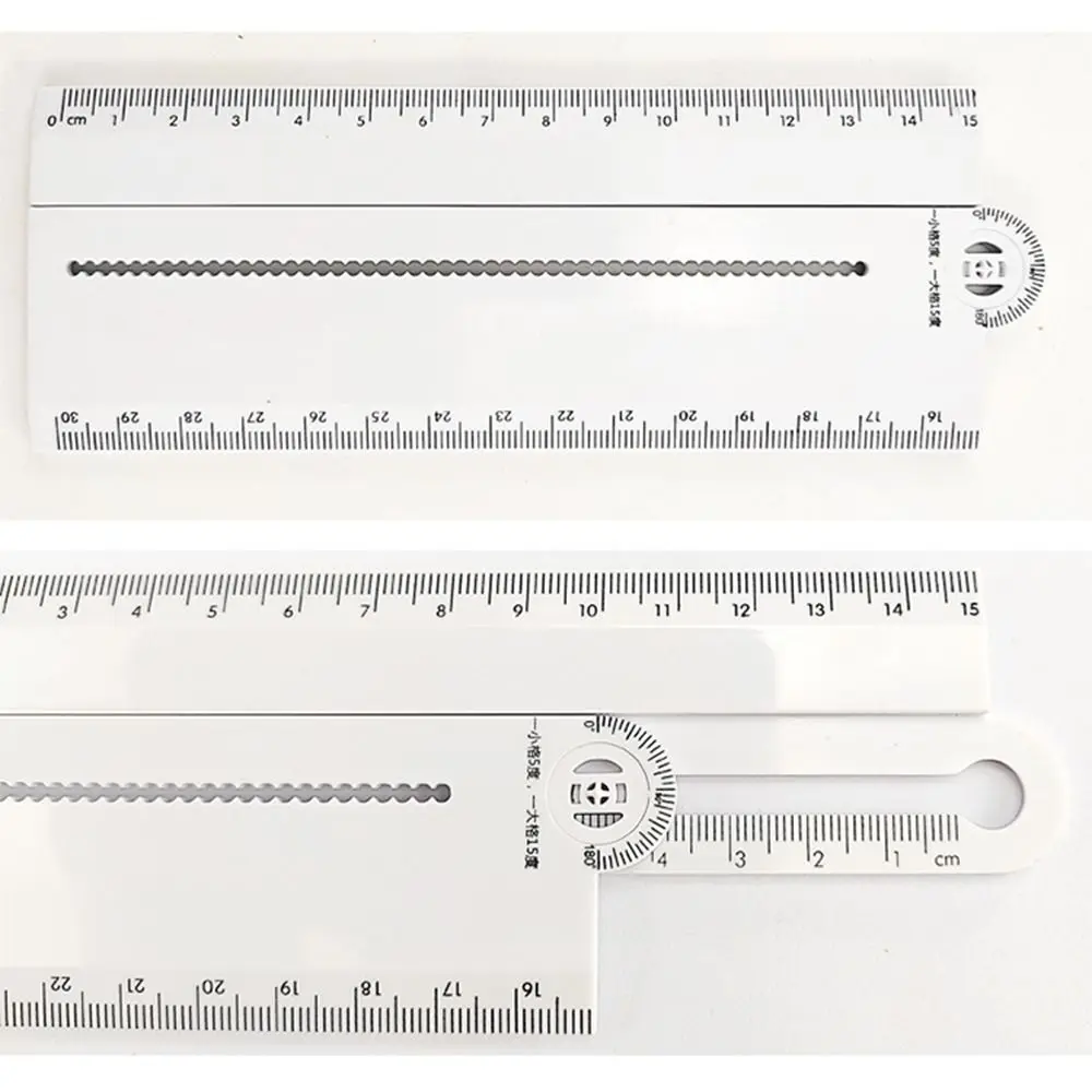30cm Geometric Drawing Ruler White Angle Measurement Folding Geometric Ruler Manual ABS Circular Drawing Ruler Office Use
30cm Geometric Drawing Ruler White Angle Measurement Folding Geometric Ruler Manual ABS Circular Drawing Ruler Office Use