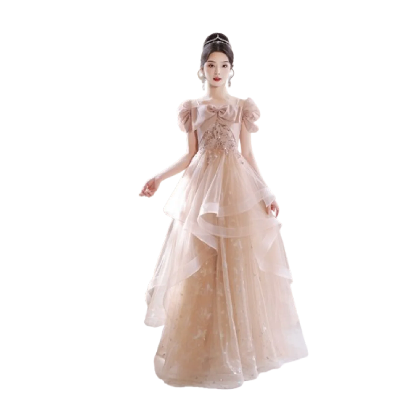 Champagne Bridesmaid Clothes Spring Daily Slim Sister Group Mini Dress Student Dress Women Women's Evening Dresses For The Event
Champagne Bridesmaid Clothes Spring Daily Slim Sister Group Mini Dress Student Dress Women Women's Evening Dresses For The Event