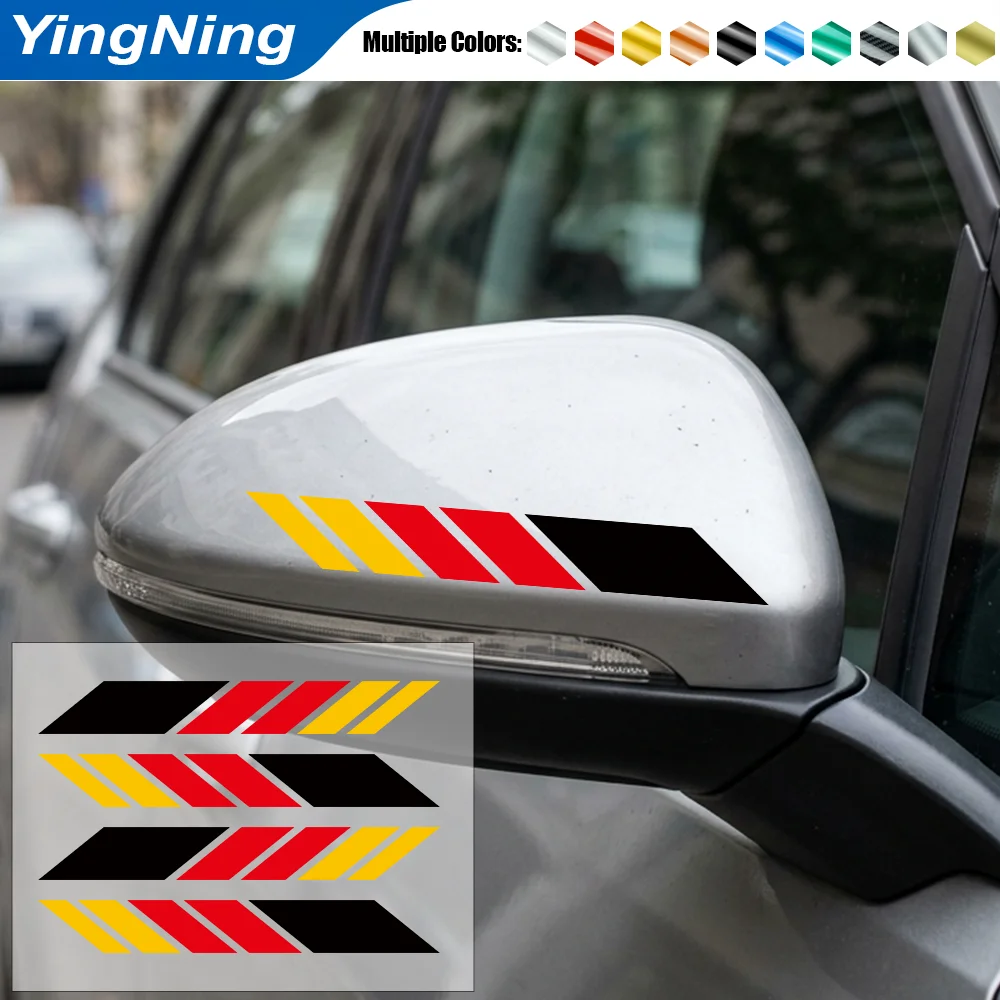Germany Flag Colors Car Side Mirror Stickers Reflective Stripe Decals Auto Exterior Decor Styling for VW Audi BMW Honda Toyota
Germany Flag Colors Car Side Mirror Stickers Reflective Stripe Decals Auto Exterior Decor Styling for VW Audi BMW Honda Toyota