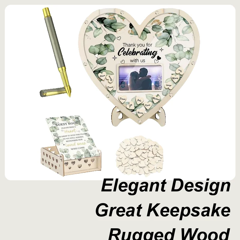 Wedding Guest Book Ideas Shelf Decoration Wooden Romantic Heart-Shaped Desk Centerpiece For Ceremony Beach Outdoor Bridal Shower
Wedding Guest Book Ideas Shelf Decoration Wooden Romantic Heart-Shaped Desk Centerpiece For Ceremony Beach Outdoor Bridal Shower