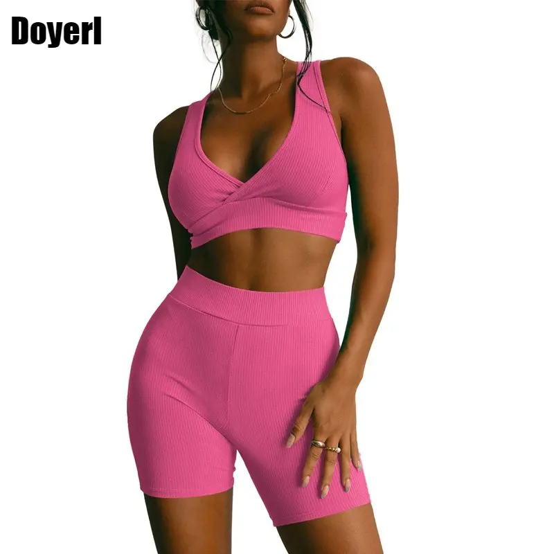 Fitness Sports Two Piece Biker Yoga Set for Women Gym Workout Clothes Ribbed Tank Crop Top and Shorts Tracksuit Summer Wholesale
Fitness Sports Two Piece Biker Yoga Set for Women Gym Workout Clothes Ribbed Tank Crop Top and Shorts Tracksuit Summer Wholesale