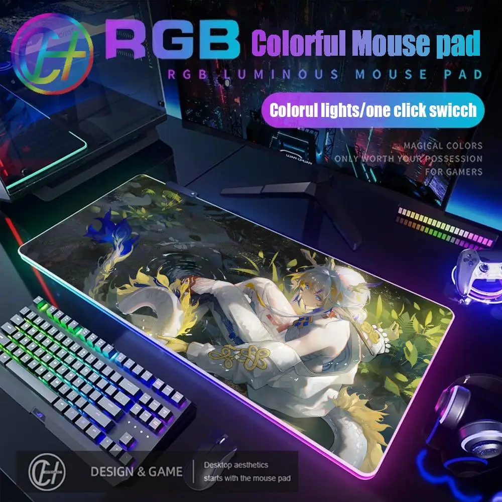 HYBXAXC Arknights Shu Kawaii Mouse Pad RGB Gaming Mouse Pad Desk Mat HD Gamer Large LED Light XXL
HYBXAXC Arknights Shu Kawaii Mouse Pad RGB Gaming Mouse Pad Desk Mat HD Gamer Large LED Light XXL
