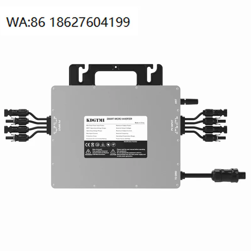 2000W Triple Output Grid Tie Solar Micro Inverter 92.7% Efficiency MPPT Tracking DC AC Balcony PV Power Generation Device
2000W Triple Output Grid Tie Solar Micro Inverter 92.7% Efficiency MPPT Tracking DC AC Balcony PV Power Generation Device