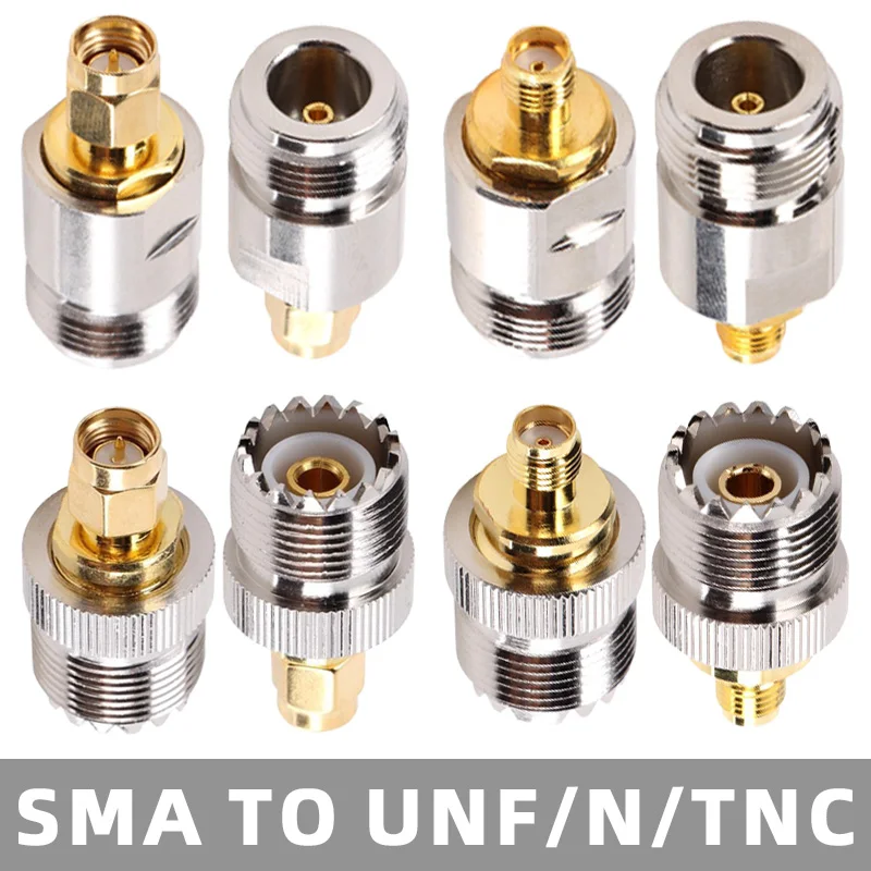 2Pcs UHF-SMA Brass Copper SMA Female / Male To UHF Male SO239 PL259 Connector RF Coax Coaxial Adapter Wire Terminal
2Pcs UHF-SMA Brass Copper SMA Female / Male To UHF Male SO239 PL259 Connector RF Coax Coaxial Adapter Wire Terminal