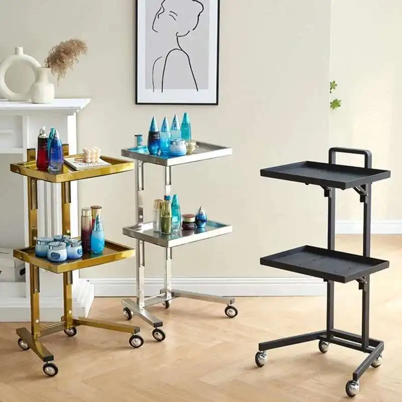 Light Luxury Stainless Steel Salon Trolleys Simple Salon Furniture Beauty Salon Folding Tool Cart Japanese Home Rack with Wheels
Light Luxury Stainless Steel Salon Trolleys Simple Salon Furniture Beauty Salon Folding Tool Cart Japanese Home Rack with Wheels