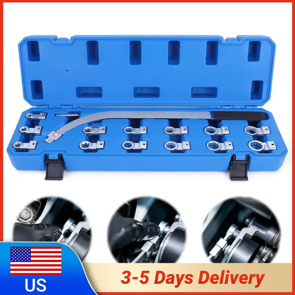 15PCS Universal Auxiliary Idler Belt Tensioner Pulley Removal Tool Kit Serpentine Belt Tension Pulley Wrench Set
15PCS Universal Auxiliary Idler Belt Tensioner Pulley Removal Tool Kit Serpentine Belt Tension Pulley Wrench Set