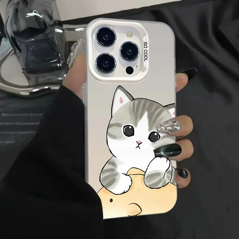 A daydreaming cat phone case for iPhone 16 15 14 13 12 11 Pro/ Max/Plus shock-proof rear cover anti-fingerprint
A daydreaming cat phone case for iPhone 16 15 14 13 12 11 Pro/ Max/Plus shock-proof rear cover anti-fingerprint