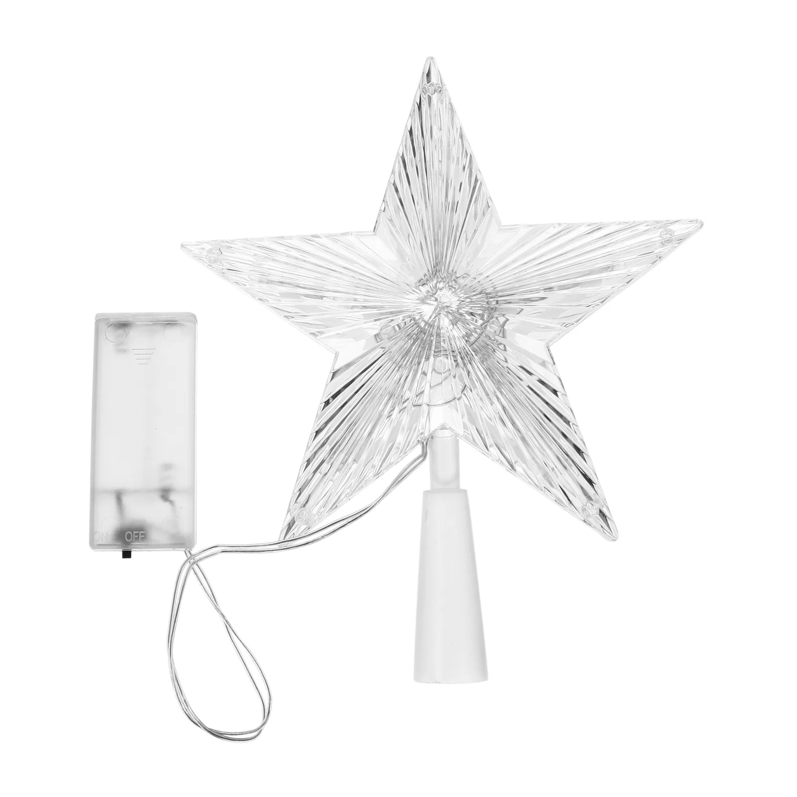 Christmas Tree Top Star Lights Topper Flash Ornaments Plastic Festival Treetop Decor Lamp
Christmas Tree Top Star Lights Topper Flash Ornaments Plastic Festival Treetop Decor Lamp