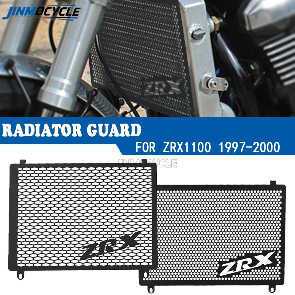 For Kawasaki ZRX1200R ZRX1200S ZRX1100 ZRX 1100 S R JINMOCYCLE Radiator Grill Guard Grille Protection Cover Mesh Net Protector