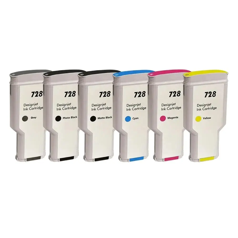130ml 728 F9J67A 300ml F9J68A Premium Color Compatible Ink Cartridge For HP728 For HP Designjet T730 T830 Printer
130ml 728 F9J67A 300ml F9J68A Premium Color Compatible Ink Cartridge For HP728 For HP Designjet T730 T830 Printer
