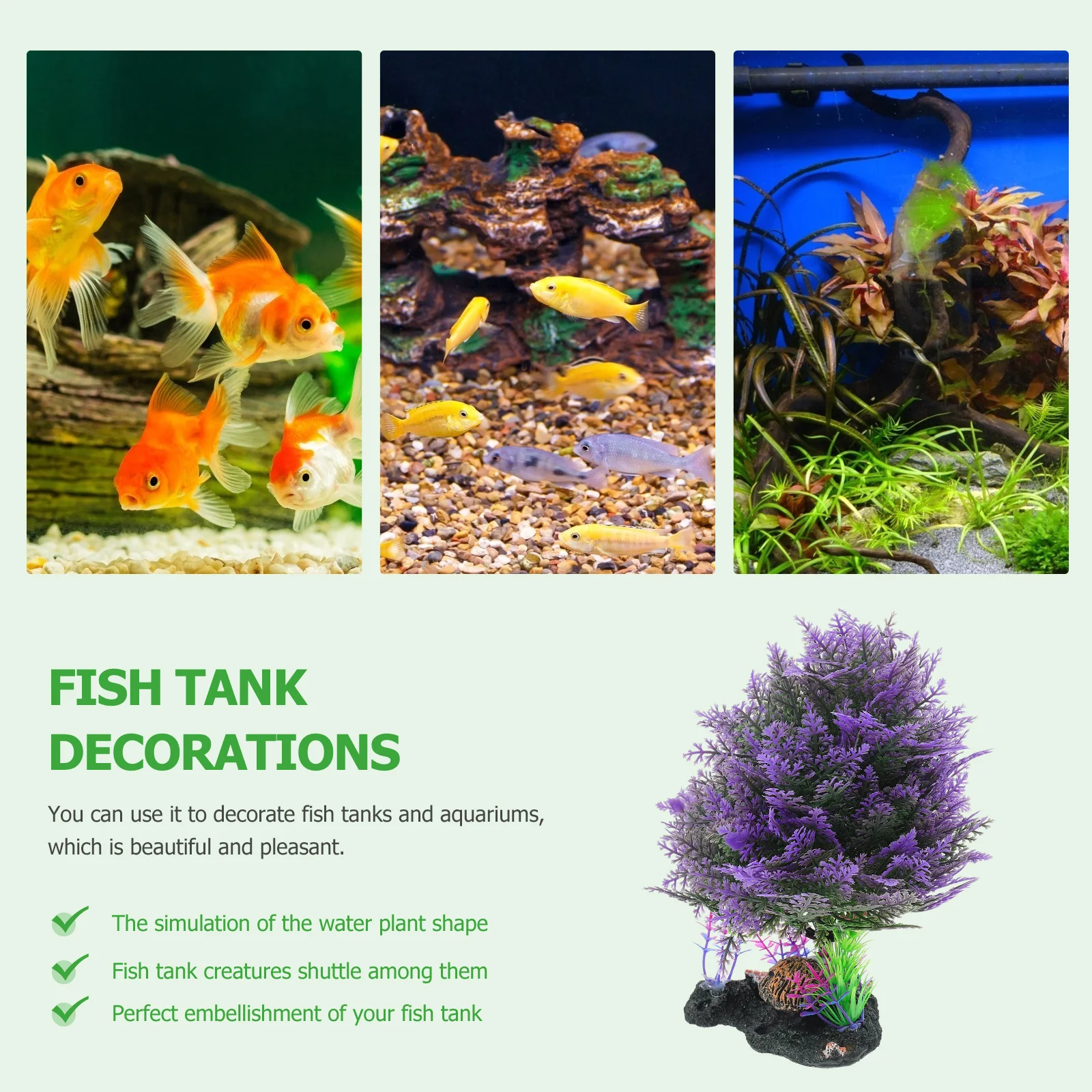 Simulated Water Grass Decoration Fish Tank Decorations Betta Aquarium Plants Plastic Realistic Fake Ornament
Simulated Water Grass Decoration Fish Tank Decorations Betta Aquarium Plants Plastic Realistic Fake Ornament