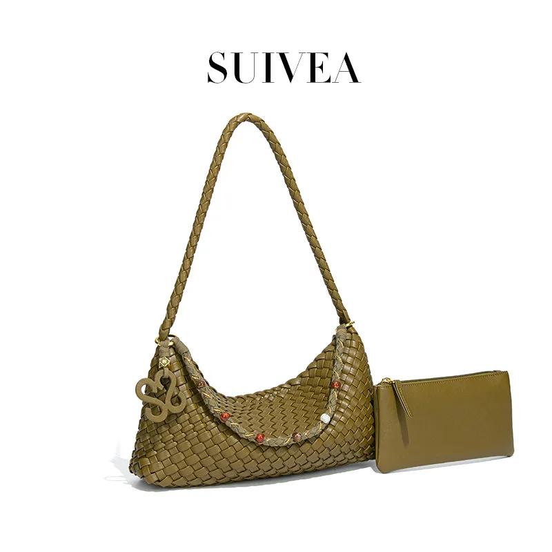 SUIVEA 2026 New Niche Pure Woven Dumpling Bag, Women Top Handle Shoulder Tote for Daily
SUIVEA 2026 New Niche Pure Woven Dumpling Bag, Women Top Handle Shoulder Tote for Daily