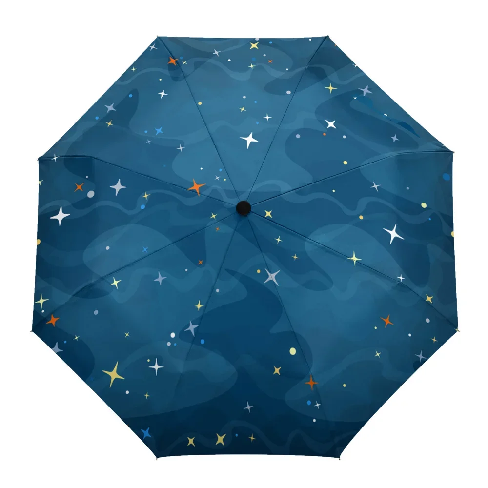 Blue Ocean Sky Stars Non Automatic Umbrella Men Women Rain Windproof Outdoor Travel Sun Three Folding Umbrellas Gift Parasol
Blue Ocean Sky Stars Non Automatic Umbrella Men Women Rain Windproof Outdoor Travel Sun Three Folding Umbrellas Gift Parasol