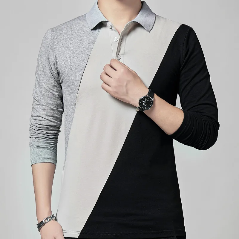Men's Long Sleeve T-Shirt Slim Fit Patchwork Cotton Spring 2026 Fashionable Korean Style Advertising Shirt Casual Wear
Men's Long Sleeve T-Shirt Slim Fit Patchwork Cotton Spring 2026 Fashionable Korean Style Advertising Shirt Casual Wear