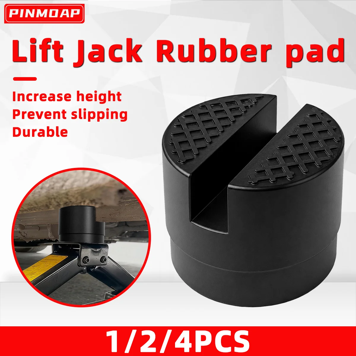 1/2/4pcs Car Jack Rubber Pad Universal Motors Protector Adapter Disassembly And Maintenance Tool Jack Rubber Block
1/2/4pcs Car Jack Rubber Pad Universal Motors Protector Adapter Disassembly And Maintenance Tool Jack Rubber Block