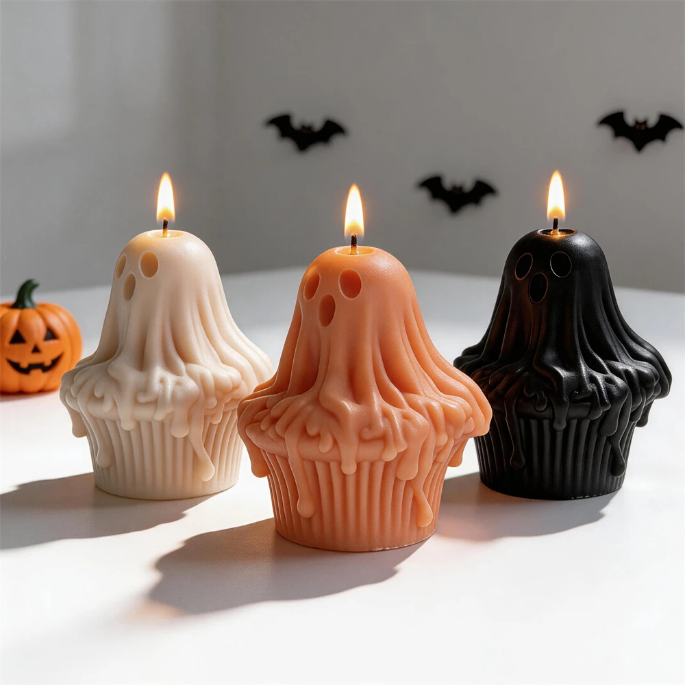 Halloween Ghost Figurine Silicone Candle Mold Haunted House Ghost Resin Plaster Soap Silicone Mold for Happy Halloween
Halloween Ghost Figurine Silicone Candle Mold Haunted House Ghost Resin Plaster Soap Silicone Mold for Happy Halloween