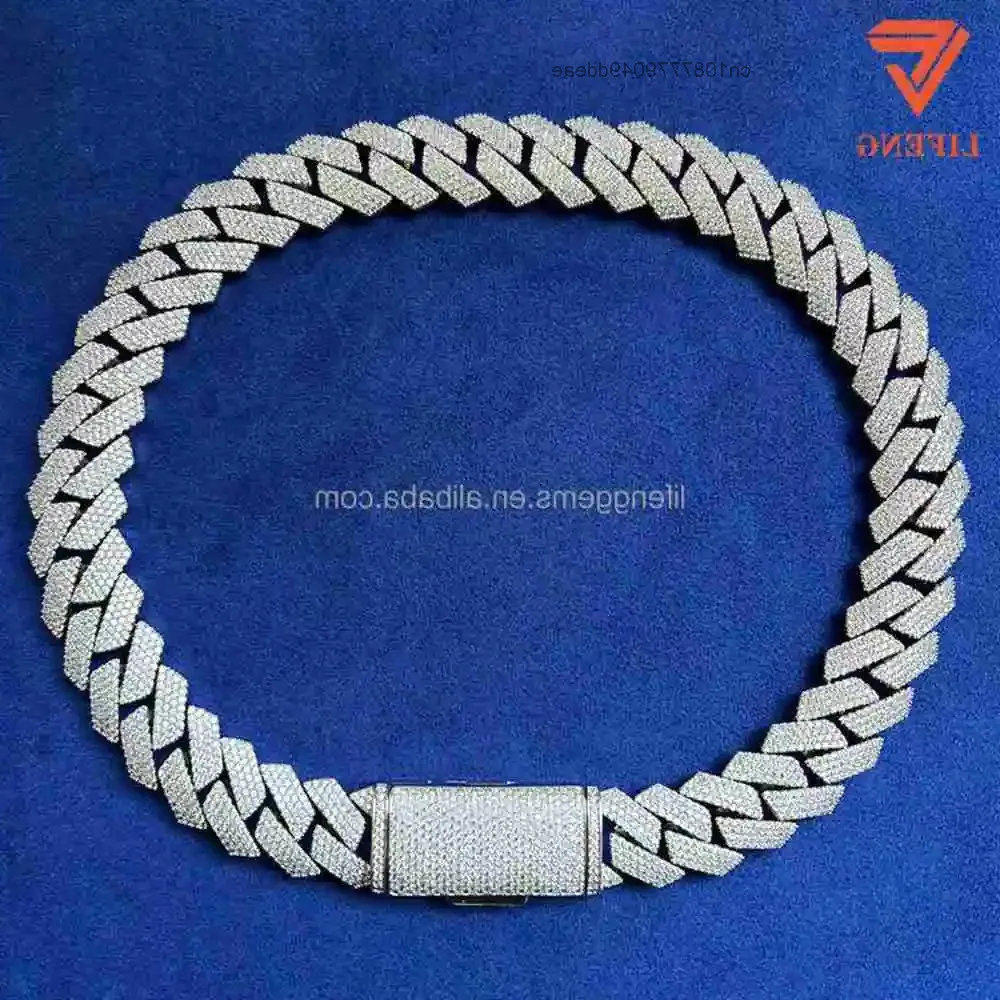 Lifeng Jewelry Custom Hip Hop Jewelry Vvs Moissanite Iced Out Diamond 925 Silver Cuban Chain Moissanite Necklace
Lifeng Jewelry Custom Hip Hop Jewelry Vvs Moissanite Iced Out Diamond 925 Silver Cuban Chain Moissanite Necklace