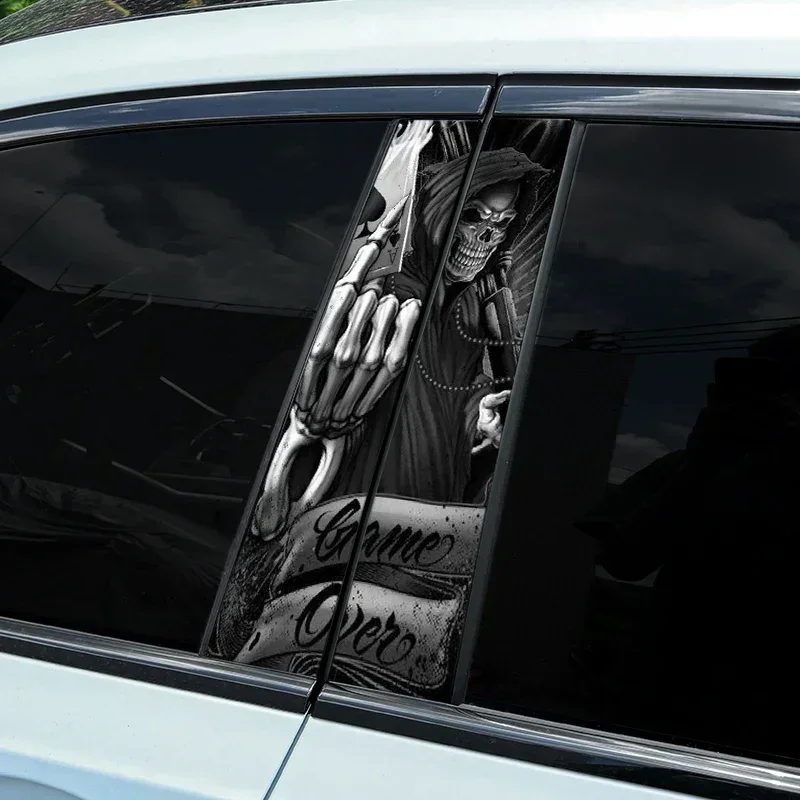 1PC Game Over Skull Car Stickers Auto B Pillar Waterproof Halloween Decor Cover Scratches Car Doors Pillar Sunscreen PET Decals
1PC Game Over Skull Car Stickers Auto B Pillar Waterproof Halloween Decor Cover Scratches Car Doors Pillar Sunscreen PET Decals