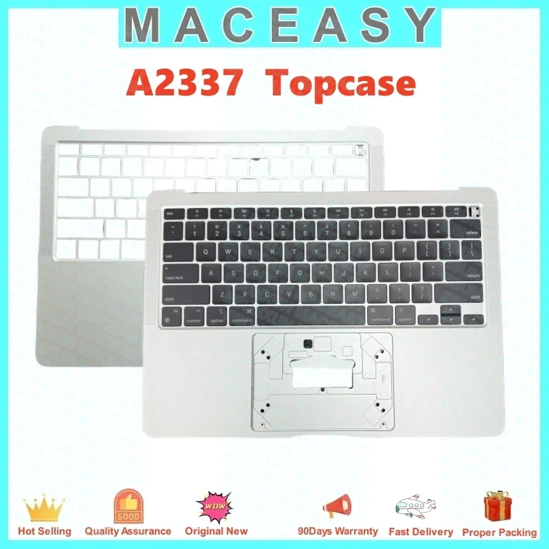 Original A2337 Topcase with Keyboard and Backlight Us Uk Use for MacBook Air M1 13inch Loptop Plamrest Topcase Silver Gold Gray
Original A2337 Topcase with Keyboard and Backlight Us Uk Use for MacBook Air M1 13inch Loptop Plamrest Topcase Silver Gold Gray