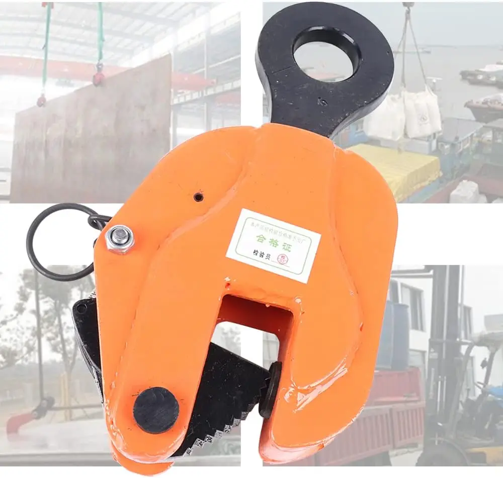 Vertical Hanging Steel Plate Clamp 3 Tons Vertical Crane Vertical Plate Elevator w/ Anti-skid Groove Steel Board Lifting Clamps
Vertical Hanging Steel Plate Clamp 3 Tons Vertical Crane Vertical Plate Elevator w/ Anti-skid Groove Steel Board Lifting Clamps