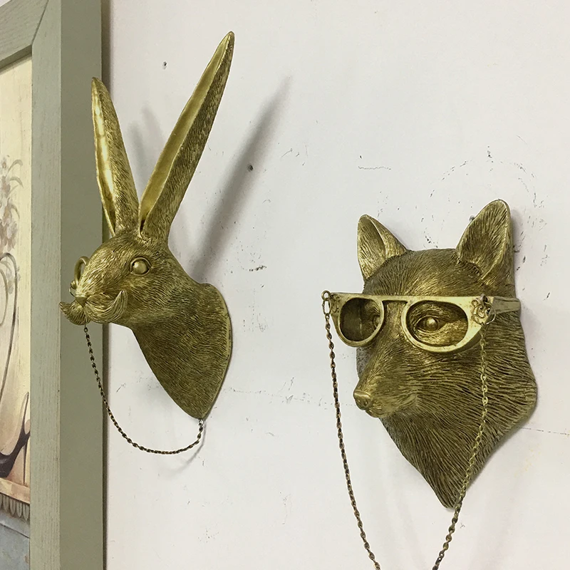 Animal head wall decoration resin animal head wall art non-fading animal head carving decoration living room hotel wall hanging
Animal head wall decoration resin animal head wall art non-fading animal head carving decoration living room hotel wall hanging