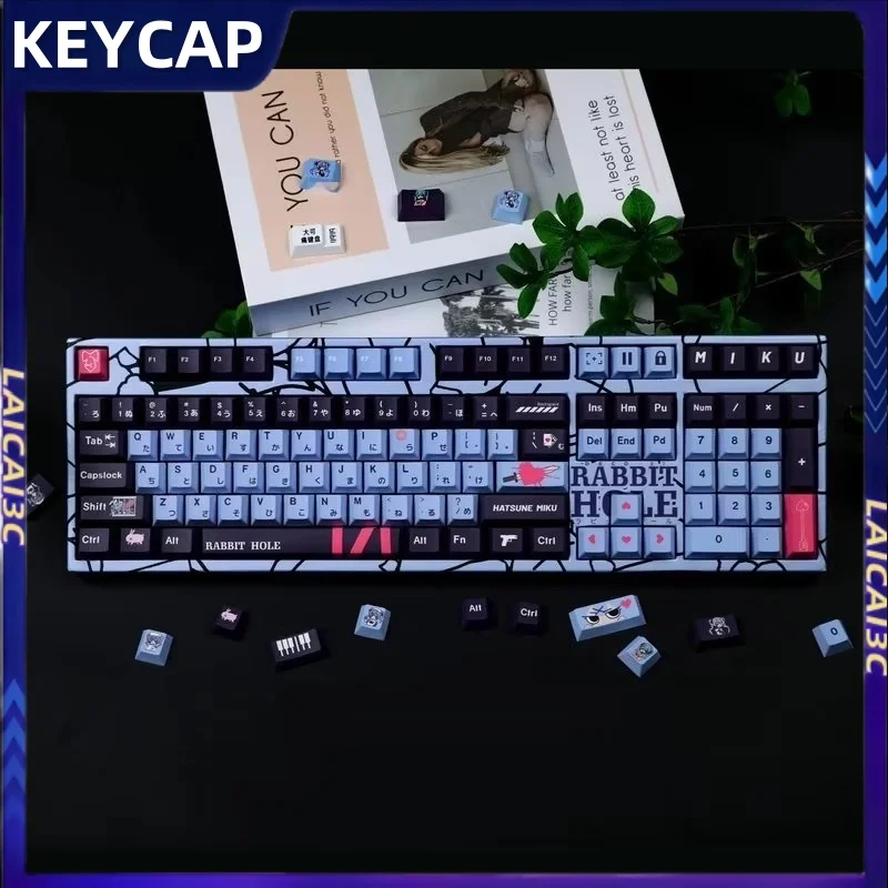 120 клавиш Miku Rabbit колпачки для клавиш Cherry Profile Pbt креативные аниме мультфильм механическая клавиатура аксессуары коллекция подарков колпачки для клавиш
120 клавиш Miku Rabbit колпачки для клавиш Cherry Profile Pbt креативные аниме мультфильм механическая клавиатура аксессуары коллекция подарков колпачки для клавиш