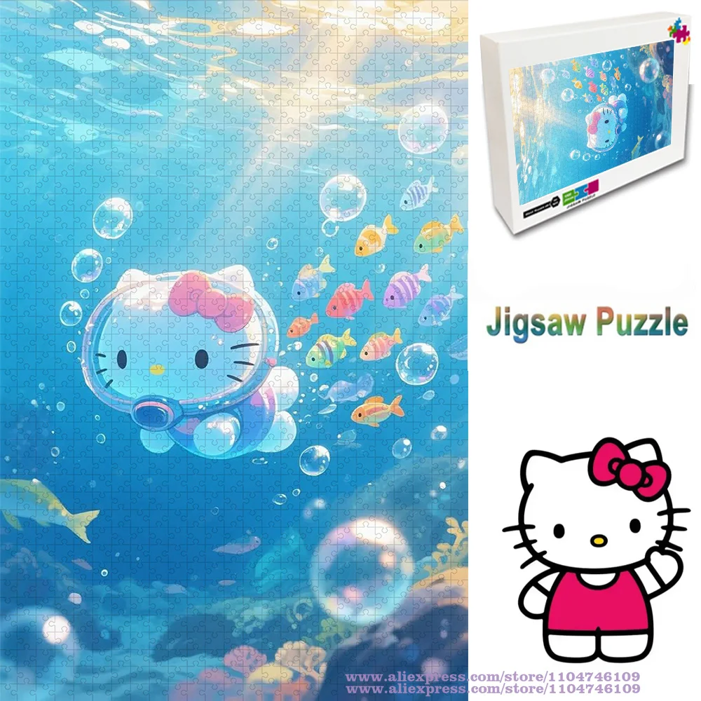 Sanrio Hello Kitty головоломка 108/200/300/500/1000/1500 шт. интеллектуальные головоломки для детей и взрослых, коллекция игрушек для отдыха
Sanrio Hello Kitty головоломка 108/200/300/500/1000/1500 шт. интеллектуальные головоломки для детей и взрослых, коллекция игрушек для отдыха
