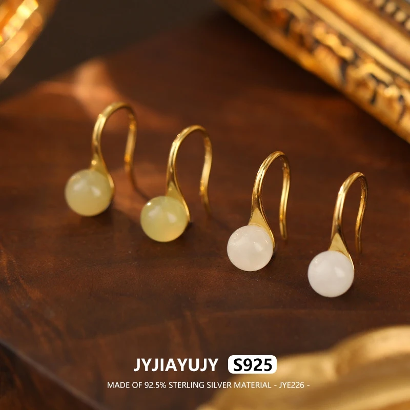 JYJIAYUJY 100% полностью оригинальные серьги из стерлингового серебра S925 крючок в стиле камня два цвета Модные женские ювелирные изделия подарок ежедневник JYE226
JYJIAYUJY 100% полностью оригинальные серьги из стерлингового серебра S925 крючок в стиле камня два цвета Модные женские ювелирные изделия подарок ежедневник JYE226