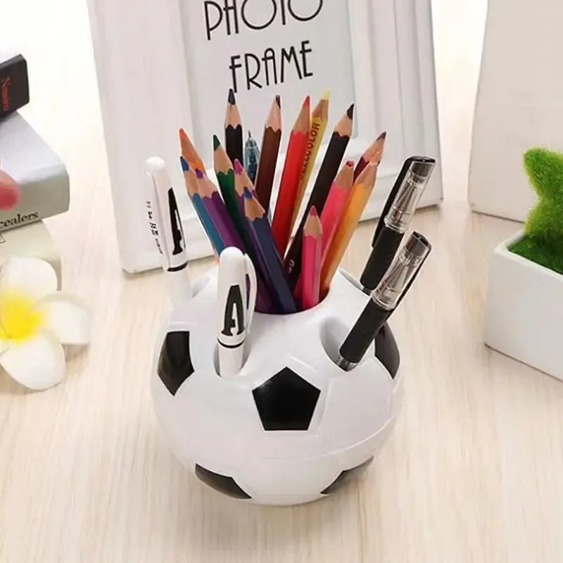 Student Pen Holder Creative Round Football Shaped Multifunctional Plastic Storage Box Football Shape Desktop Decoration
Student Pen Holder Creative Round Football Shaped Multifunctional Plastic Storage Box Football Shape Desktop Decoration