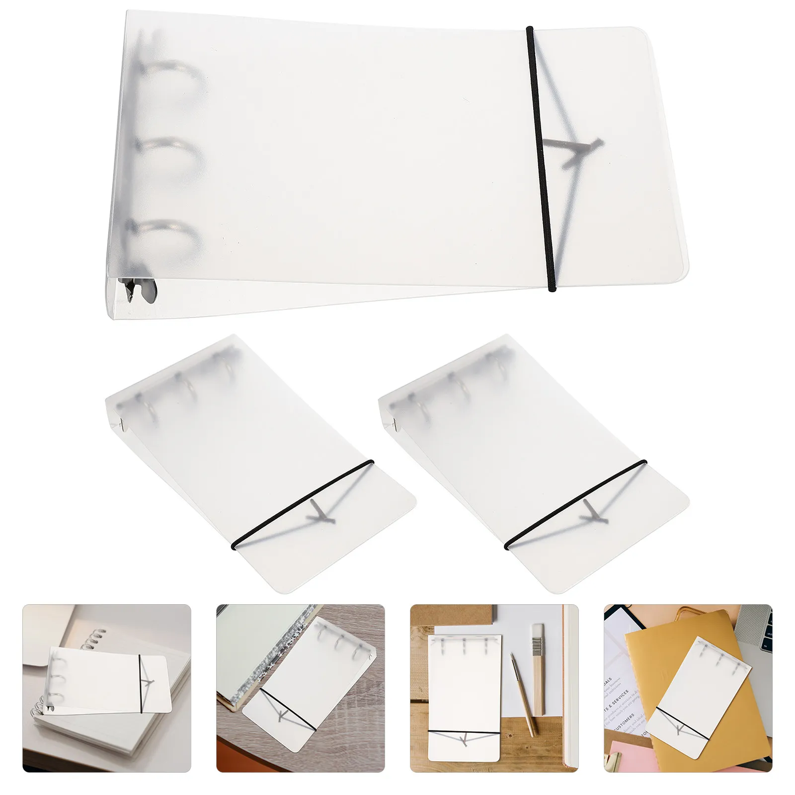 3Pcs Clear Binder Covers High-Quality Notebook Binder Clips for Loose-Leaf Notebooks School Office Supplies Clear Binders
3Pcs Clear Binder Covers High-Quality Notebook Binder Clips for Loose-Leaf Notebooks School Office Supplies Clear Binders