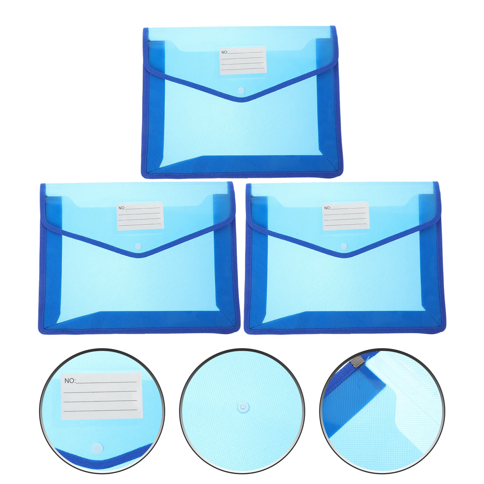 3Pcs Waterproof File Storage Bags Sturdy A4 Document Organizers Portable Document Folder for Office School Receipt Holder
3Pcs Waterproof File Storage Bags Sturdy A4 Document Organizers Portable Document Folder for Office School Receipt Holder