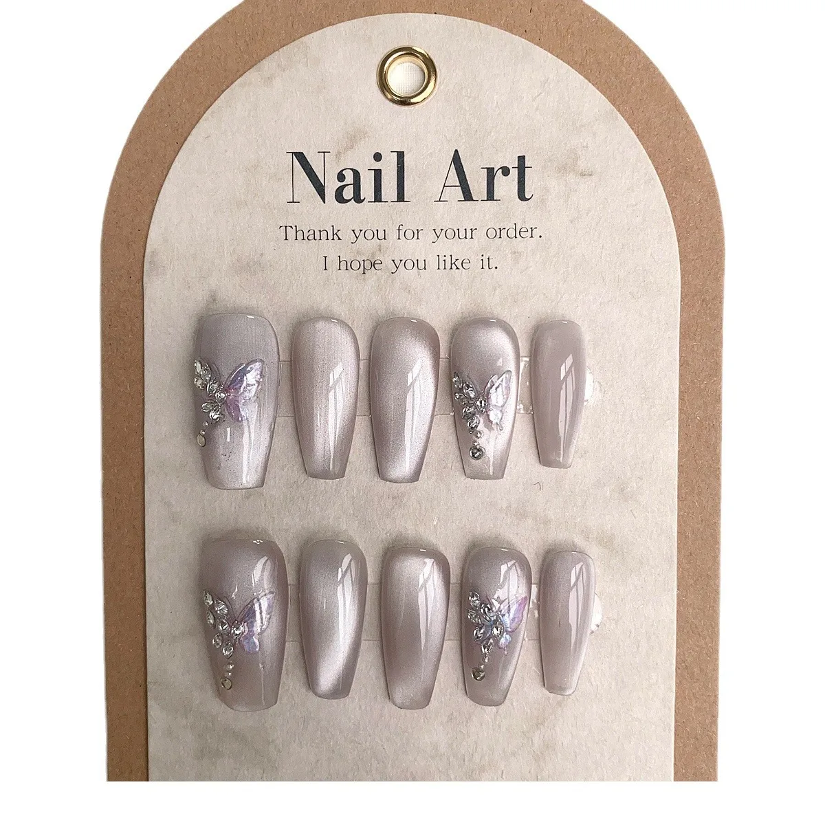 Shangchun Mountain handmade wearing nail light luxury high-end butterfly Internet celebrity explosion wearing nail art high whit
Shangchun Mountain handmade wearing nail light luxury high-end butterfly Internet celebrity explosion wearing nail art high whit