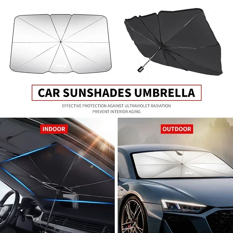 Car Front Sun Shade Parasol Foldable Protection For Jeep Grand Cherokee Wrangler JK Compass Renegade Patriot Liberty Rubico
Car Front Sun Shade Parasol Foldable Protection For Jeep Grand Cherokee Wrangler JK Compass Renegade Patriot Liberty Rubico