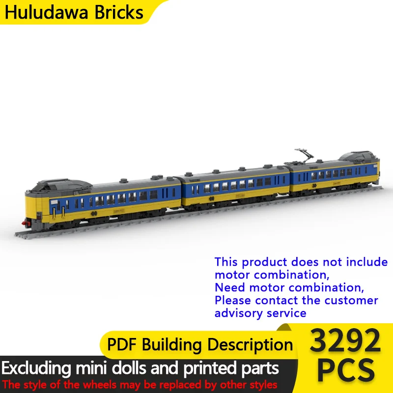 City Car Model MOC Building Bricks Dutch Intercity Passenger Train Modular Technology Children Holiday Gifts Assemble Toys Suit
City Car Model MOC Building Bricks Dutch Intercity Passenger Train Modular Technology Children Holiday Gifts Assemble Toys Suit
